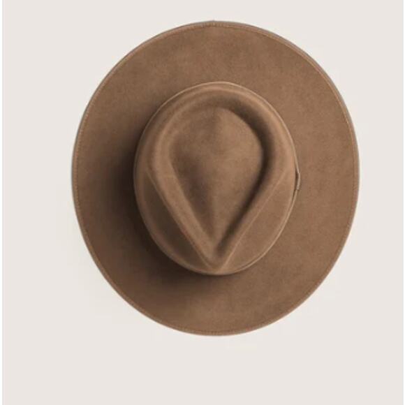 Will + Bear Calloway Tan | Brown Widebrim Fedora - Picture 3 of 9
